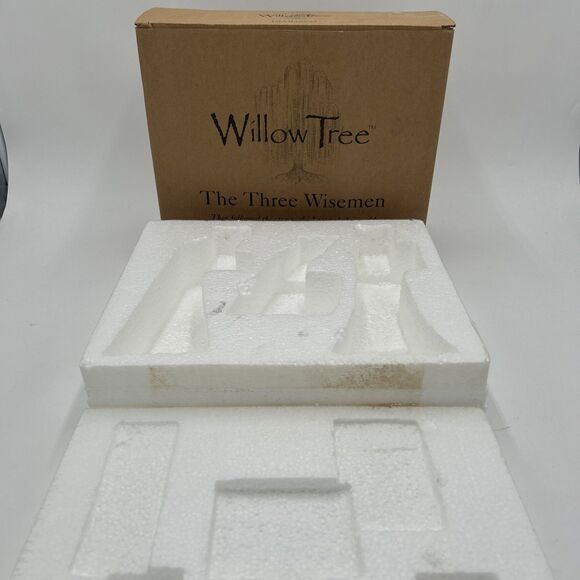 Willow Tree The Three Wisemen Nativity Replacement Box With Foam Insert Only - Picture 1 of 5
